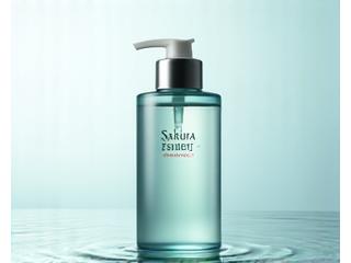 サクラエッセンス メンズ バランシングトナーの製品ボトル。透明感のあるデザイン。